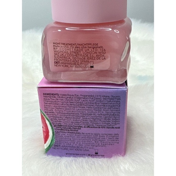 Glow Recipe Watermelon Glow AHA Night Treatment 60ml/ 2.02 fl.oz‎ BNIB - Picture 5 of 8